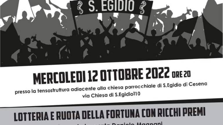 Mercoledì serata di beneficenza a Sant'Egidio con il Cesena Fc e il Volley Club