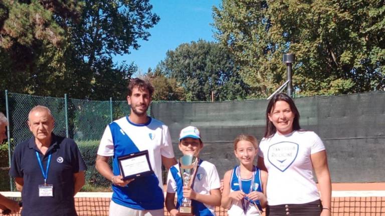 Tennis, l'Under 10 mista del Tc Riccione tra le prime quattro d'Italia