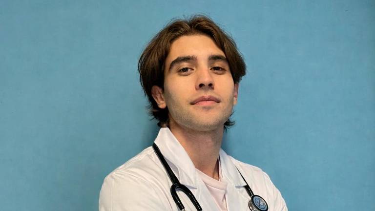 Tancredi con il camice