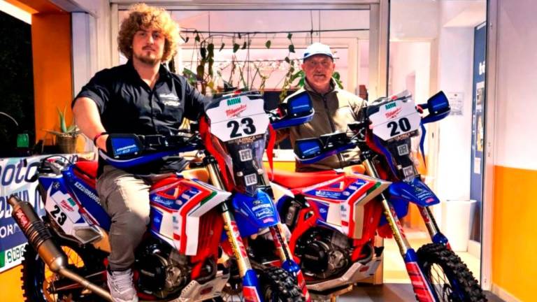 In alto il forlivese Andrea Schiumarini, in basso i riminesi Tommaso e Mirco Bettini