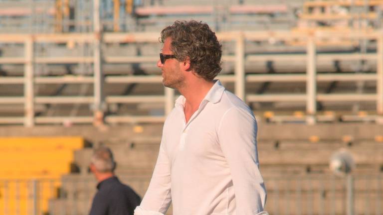 Il direttore sportivo giallorosso Davide Mandorlini (Fiorentini)