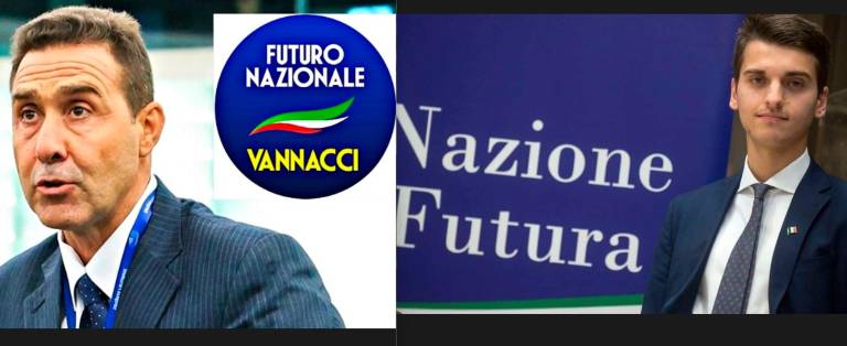 Da sinistra Roberto Vannacci e Francesco Giubilei