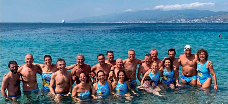 Il gruppo era composto in gran parte da atleti del Romagna Tri e del Triathlon Team Ravenna