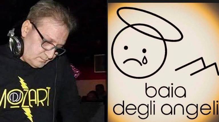 Per l’addio a Mozart in lacrime il logo della Baia degli Angeli