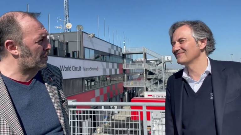 Anche Valentino Rossi alla guida dell'Audi nel 2022 del Misano World Circuit