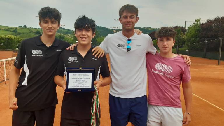 Tennis Under 16, il Villa Carpena di Forlì vince il titolo regionale