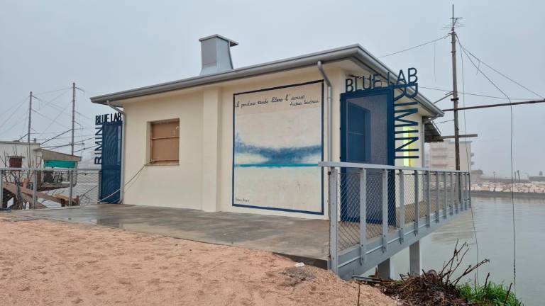 Il capanno sul deviatore Marecchia diventa sede del Rimini Blue Lab