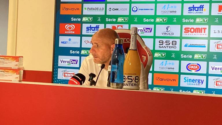 L’allenatore del Mantova Davide Possanzini
