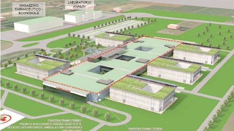 Il Comune: «Il nuovo ospedale pronto entro fine 2025»