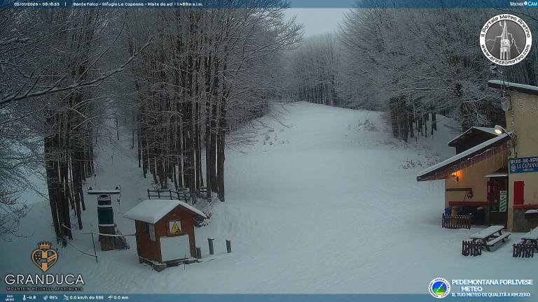 Il rifugio La Capanna sul Monte Falco a Campigna