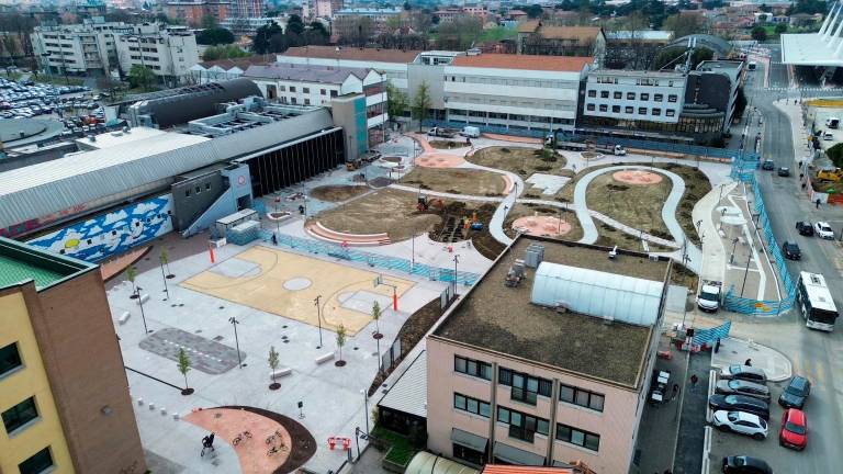 La riqualificazione in corso di piazzale Karl Marx