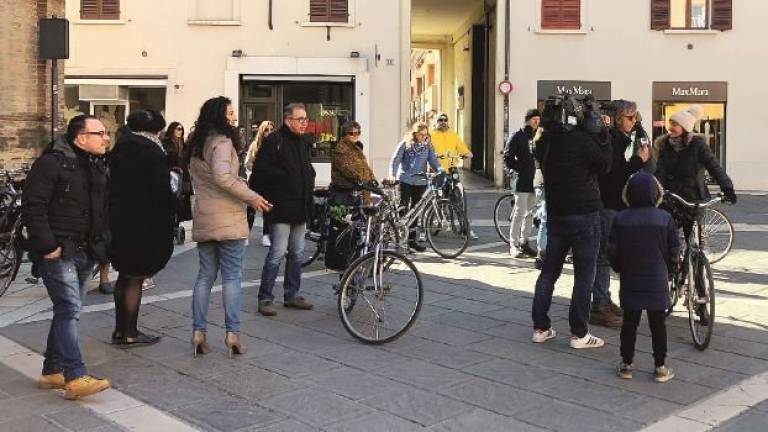 Al lavoro rinunciando all’auto: servizio Rai a Cesena sui nuovi ciclisti