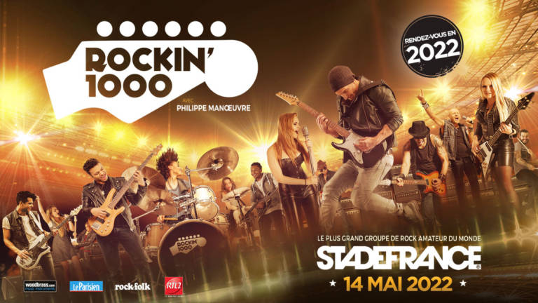 Rockin'1000 in concerto allo stadio di Parigi il 14 maggio