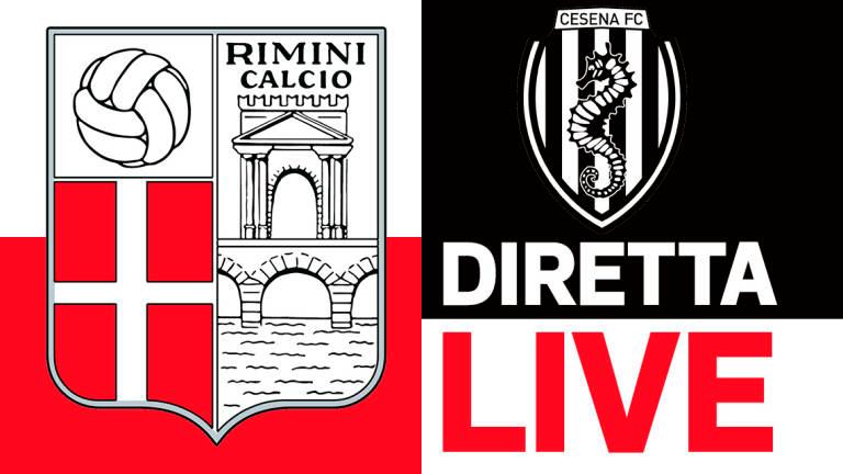 Calcio C, diretta Rimini-Cesena 0-2 finale (rivivi il live)