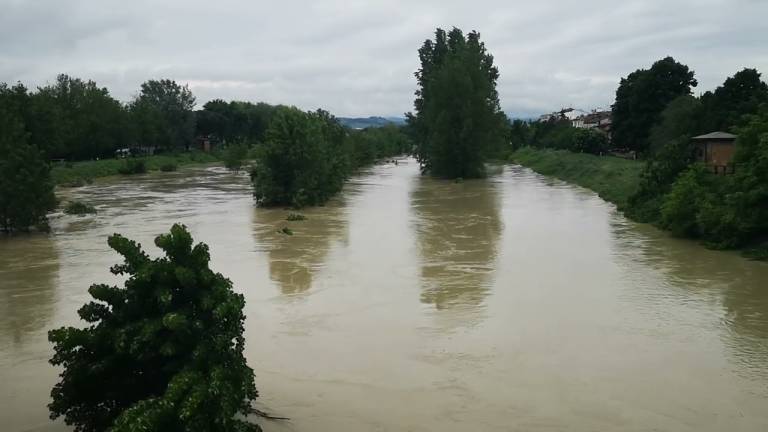Faenza. Le immagini dell'alluvione, il fiume Lamone / Video