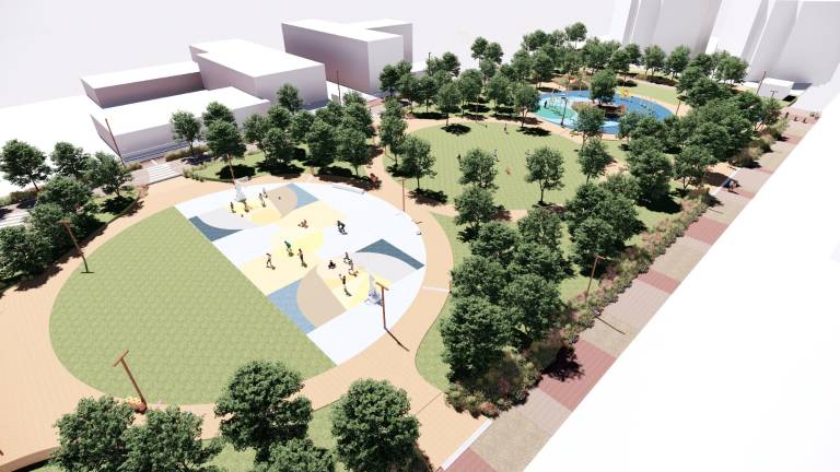 Un’immagine del progetto di riqualificazione