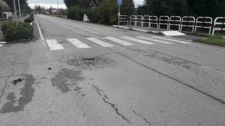 Lavori di manutenzione nel tratto di Cesena della via Cesenatico