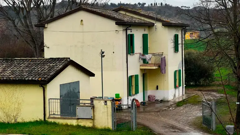 La casa di Tipano oggetto dello sfratto