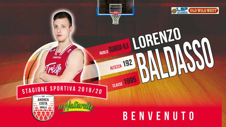 Basket, Le Naturelle Imola ingaggia Lorenzo Baldasso