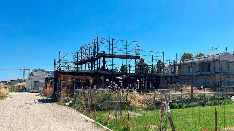 Uno dei cantieri abbandonati ai Padulli