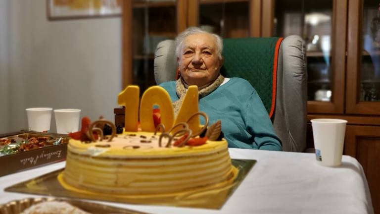 Fusignano, gli splendi 104 anni di Elvira Balducci