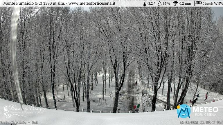 Il Monte Fumaiolo questa mattina