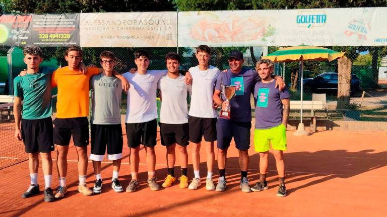 La squadra del Ten Sport Center che l’anno scorso ha vinto il titolo regionale Under 18