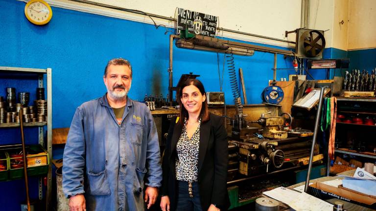 Fausto Vignali con Cristina Ghera di Confartigianato