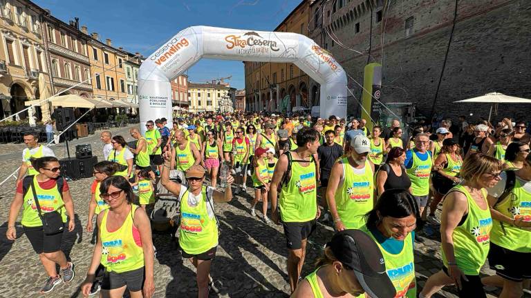 La partenza da piazza del Popolo