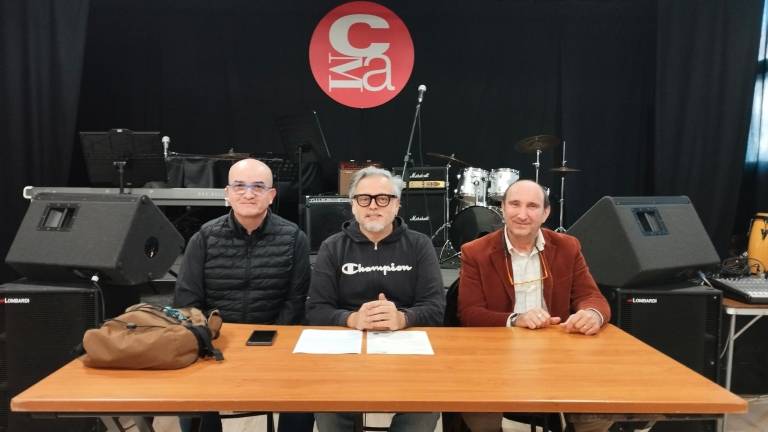 Da sinistra Massimiliano Govoni, Luca Medri e Gianluca Venturi