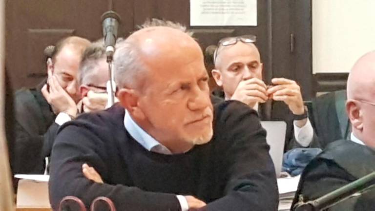 Silvio Vannini durante il processo a suo carico