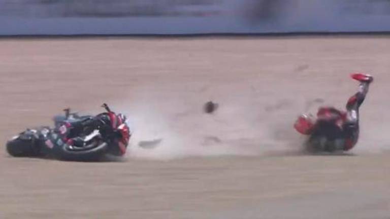 MotoGp, Marco Bezzecchi cade e viene portato all’ospedale
