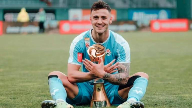 L’attaccante italo-albanese Giacomo Vrioni