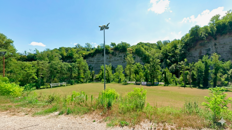 Il campo da calcio di Ranchio