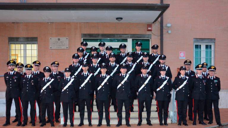 Rimini, arrivano 26 carabinieri usciti dal corso di formazione