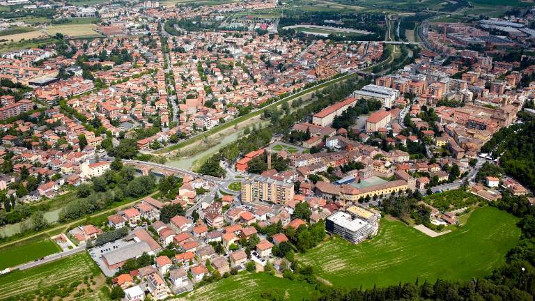 Cesena vista dall’alto