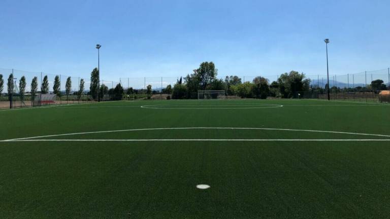 Match amichevole per il nuovo campo da calcio a San Mauro Pascoli