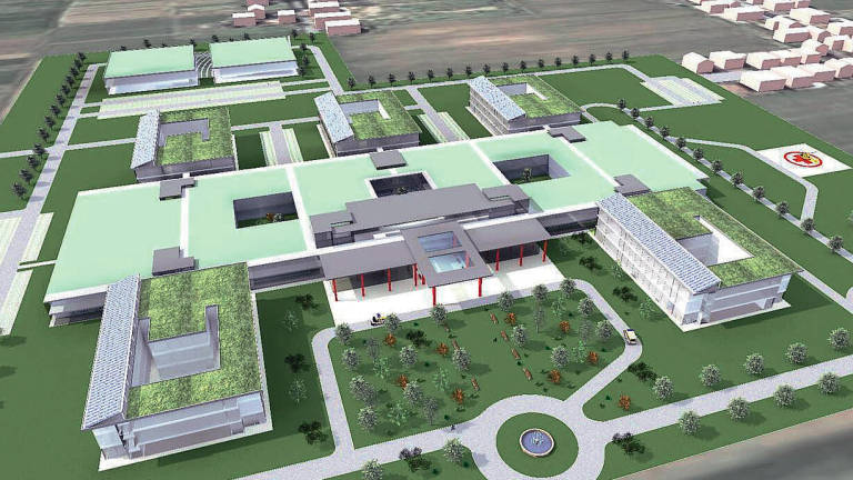 Progetto nuovo ospedale a Cesena, appalto a costi dimezzati