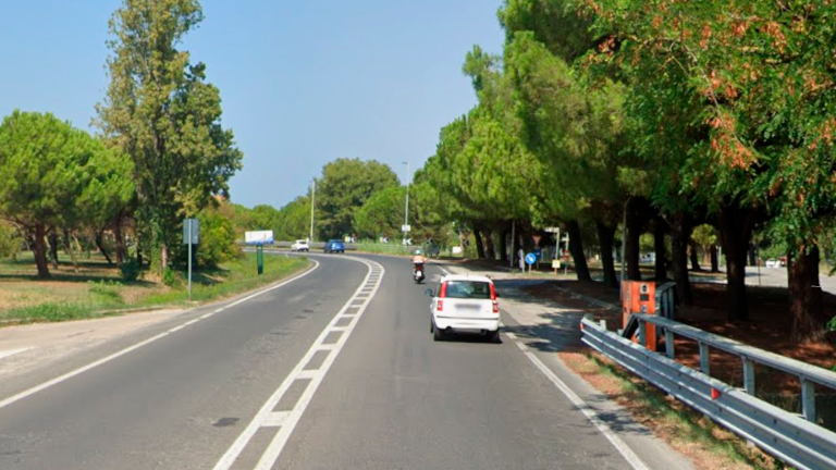 L’autovelox alla “curva del fattore” in via Flaminia