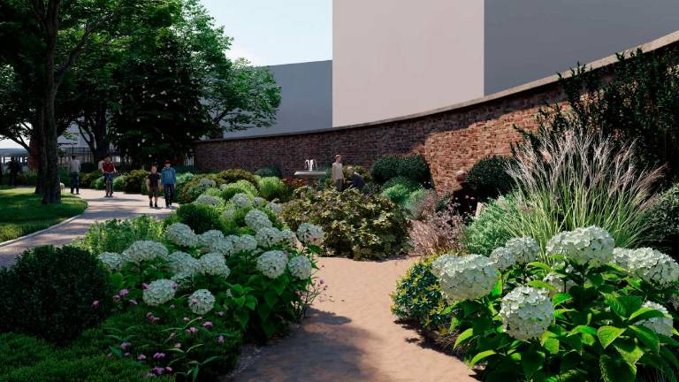 Un’immagine di quello che sarà realizzato all’interno dei giardini pubblici nel centro di Cesena