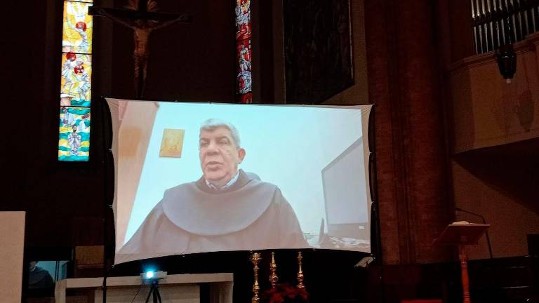 Il collegamento con padre Faltas