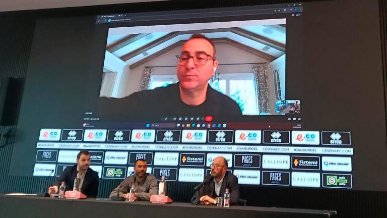 Il presidente John Aiello collegato in videconferenza
