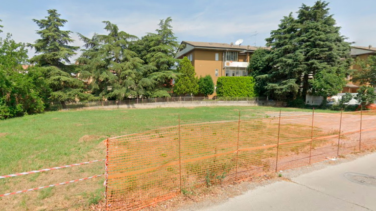 L’area di via Montessori dove è stato dato l’ok a tramutare la previsione di 220 mq in 22mila euro da versare al Comune