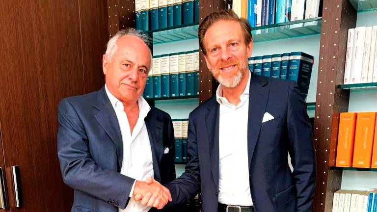 Flavio Amadori e Stanislao Fabbrino, presidente del Gruppo Granarolo