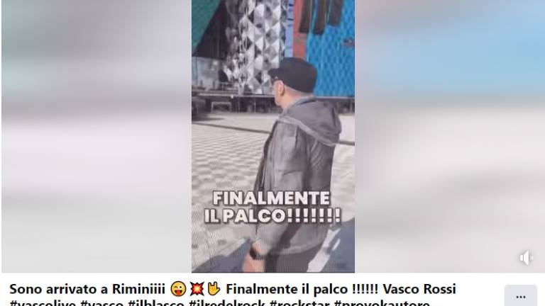 Vasco Rossi: Ecco il mio palco a Rimini