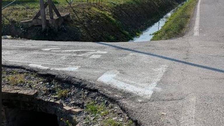 L’intersezione tra via Violone e via Masiera