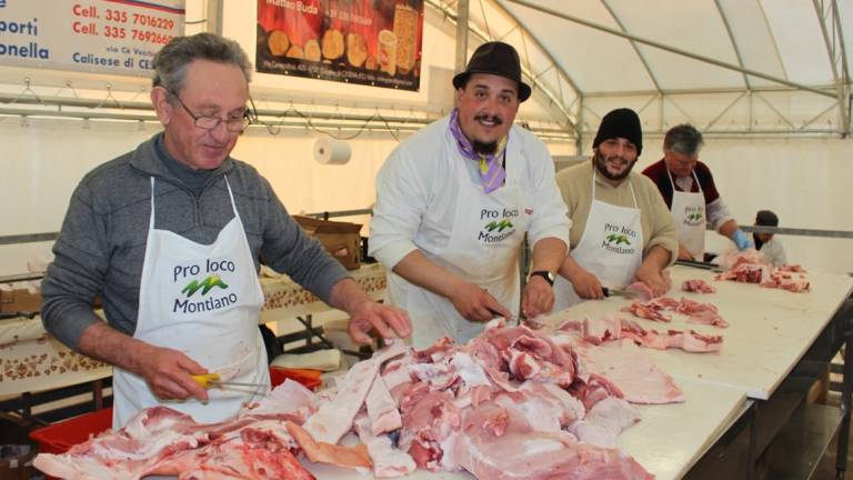Montiano, torna la festa del maiale nel segno della tradizione dopo due edizioni saltate per il Covid