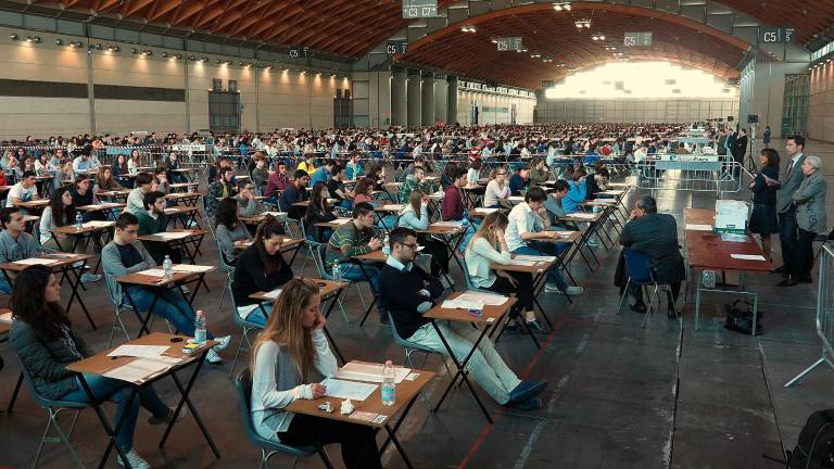 Un test di ingresso a Medicina degli anni scorsi
