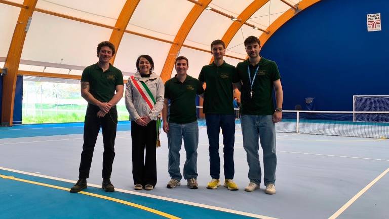 Riolo Terme, inaugurato il nuovo campo da tennis al coperto