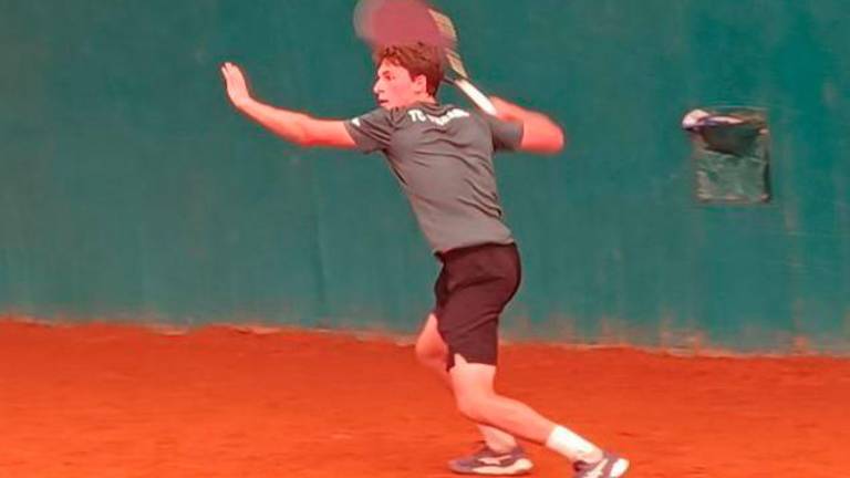 Luca Bartoli in campo a Conselice